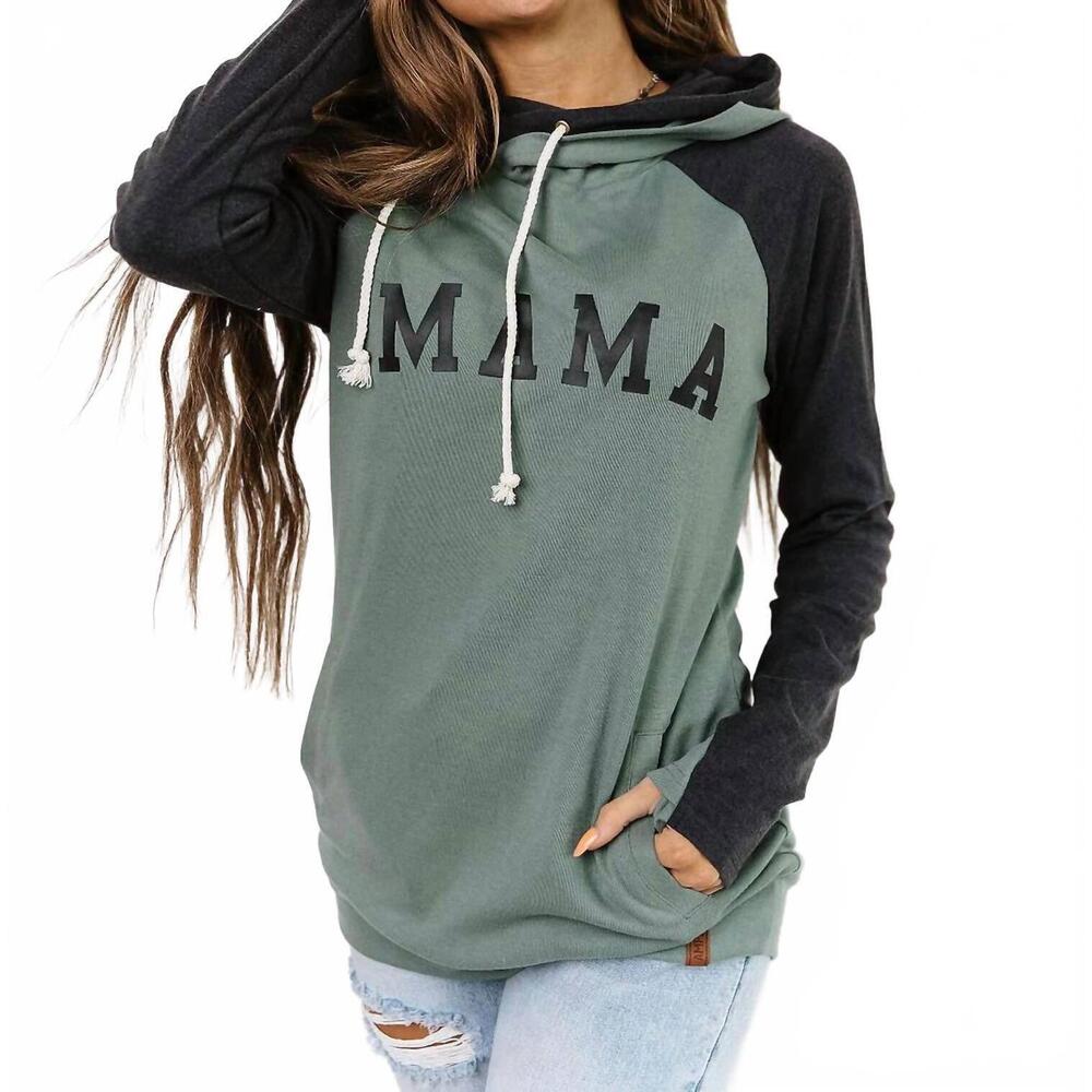 NEW AMPERSAND AVE doublehood™ sweatshirt in mama sea green - Picture 5 of 10